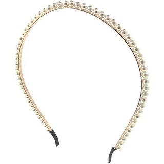 SOHO White Pearls - Hårbøjle med perler