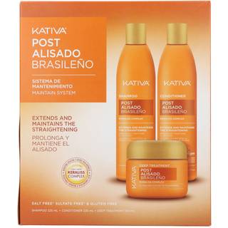 Kativa Kit 3 Straightening Post Treatment - 600 ml