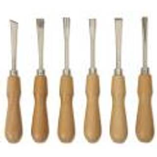 Træskærermejselsæt 6stk. ass.