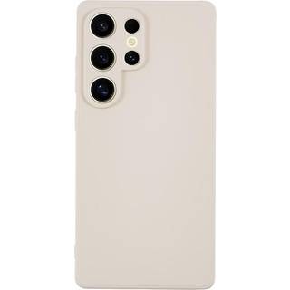 EIDERWOOD Samsung Galaxy S25 Ultra Fleksibelt Plast Cover med Stødbeskyttelse - Hvid