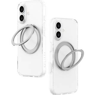 Lippa MagSafe 360 roterende iPhone 16 Cover, Gennemsigtig