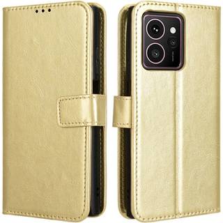 EIDERWOOD HMD Skyline Flip Cover i kunstlæder m. Kortholder & Ståfunktion - Guld