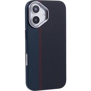 iPhone 16 - EIDERWOOD Mønstret Carbon Cover - MagSafe Kompatibel - Dark Colored Pattern