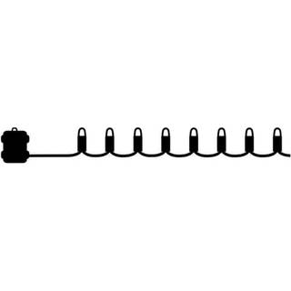 Easy-Line Batterikæde 300 LED,14,95m, Varm Hvid