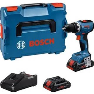 BOSCH GSR 18V-65 Mașină de găurit și înșurubat Li-Ion, 63Nm, brushless + L-Boxx +2x batterier Li-Ion, 18V, 4Ah + oplader