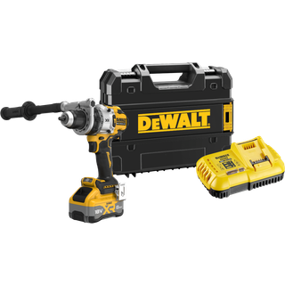 Dewalt DCD1007WW1T-QW 18V XR Slagbore-/skruemaskine med 8,0Ah batteri, lader og TSTAK