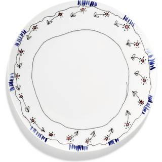 Serax Anemone Milk Forretstallerken - Asietter Benporcelæn Blå - B9223103-307