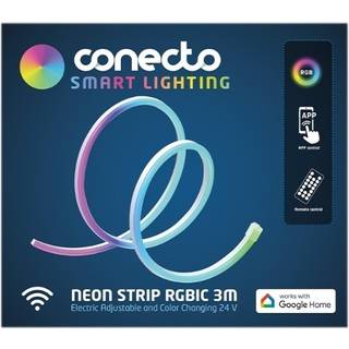 Conecto Neon RGBIC LED-slange, 3 m ➞ På lager - klar til levering og afhentning