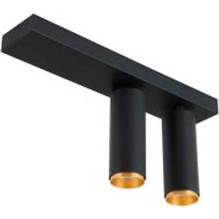 X-beam DobbeltSpots Sort/guld - Lampefeber - Hos Lampeagenten