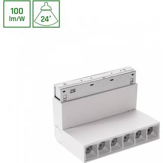 System Shift Basic - Gitter XS Justerbar Lineær Lampe 110mm, 6W, 4000K, Hvid - Dæmpbar : Ikke dæmpbar, Kulør : Neutral