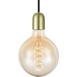Fatningssæt messing - Sort Ledning - Halo Design
