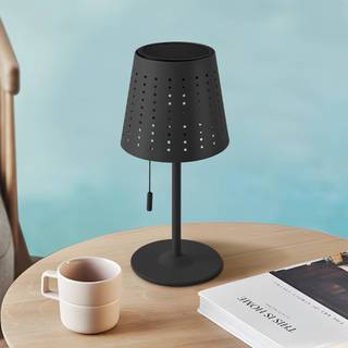 Lindby - Hilario Portable Solcelle Bordlampe Sort