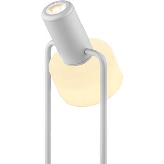 Banji LED-bordlampe, hvid, højde 37 cm, touchdæmper