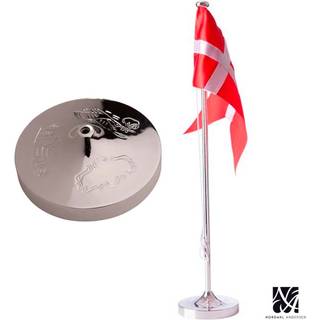 Nordahl Andersen Dåbsflag 38,5 cm krom - KUN LØS FOD