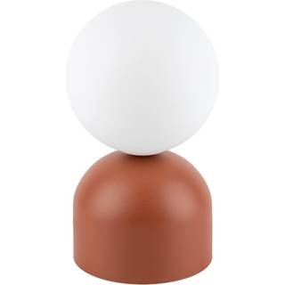 Bordlampe Miki, terrakotta, højde 21 cm, metal/glas, G9