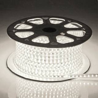 5 m. vandtæt LED strip (Type Q) - 230V, IP67, 120 LED, 6W pr. meter - Forpakning : Salg, Kulør : Kold