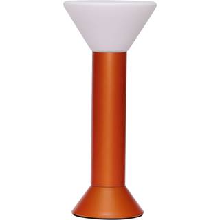 Hübsch Flash Transportabel Lampe Metallic Orange