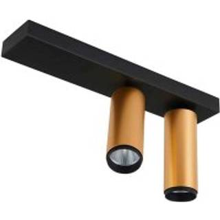 X-beam DobbeltSpots Guld/sort - Lampefeber - Hos Lampeagenten