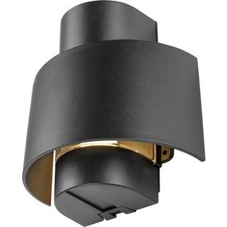 SLV - Photoni Cyl Udendørs Væglampe Cylindrical Black