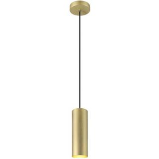 SLV Pendellampe Enola, guldfarvet mat, Ø 10 cm, metal
