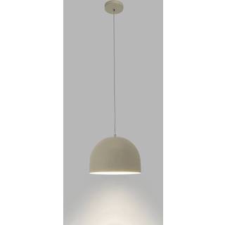 Forlight hængelampe Fres, beige, stål, Ø 30 cm
