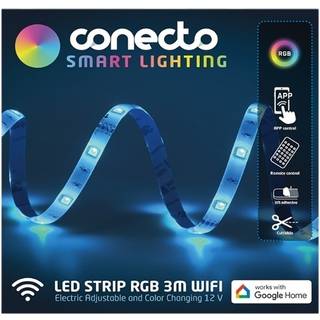 Conecto RGB LED-lyskæde, 3 m ➞ På lager - klar til levering og afhentning