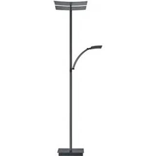 LED-gulvlampe Andy, 3 lyskilder, antracit, CCT, dæmper