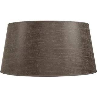 Classic lampeskærm leather pale brown