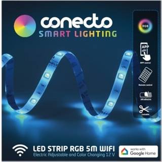 Conecto RGB LED-lyskæde, 5 m