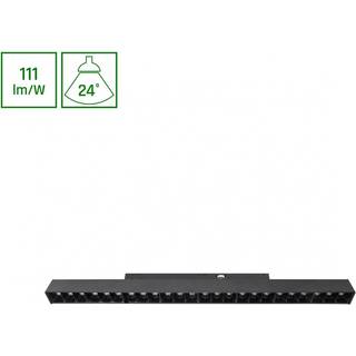 System Shift Basic - Gitter M Lineær Lampende 330mm, 18W, 4000K, Sort - Dæmpbar : Ikke dæmpbar, Kulør : Neutral