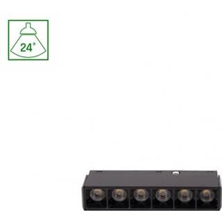 System Shift Basic - Gitter XS Lineær Armatur, 110mm, 6W, 2700K, Sort - Dæmpbar : Ikke dæmpbar, Kulør : Varm
