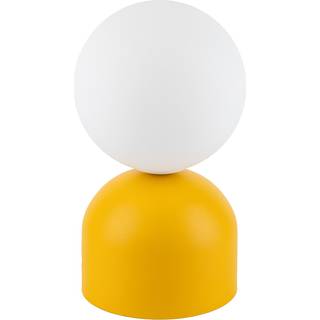 Bordlampe Miki TK Lighting, Gul/orange, Soveværelse, Metal, Moderne