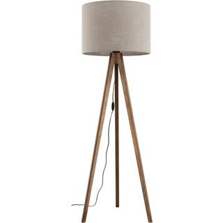 Golvlampa Stellar Valnöt, Beige Matt