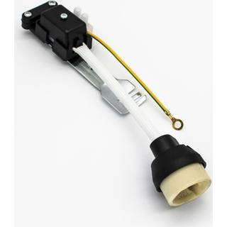 GU10 fatning, keramisk, med holder til downlight