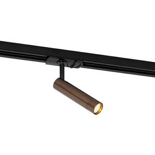 Moderne mørk bronze spot til 1-faset skinnesystem - Iconic Ivy