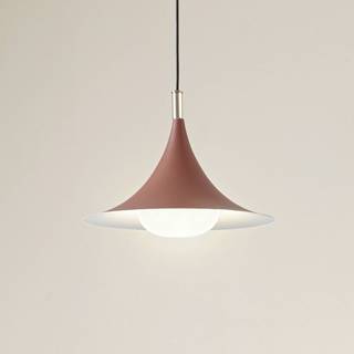 Hængelampe Jarl Lindby, dæmpbar, Brun/rust, Stue/spisestue, Metal, Moderne