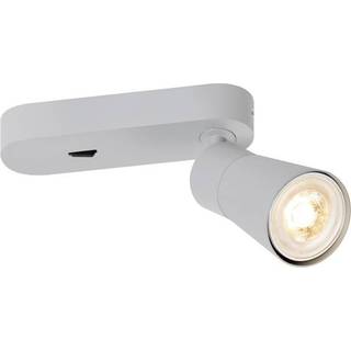 SLV væglampe Puri 2.0 Cone, grå, bredde 15 cm, metal