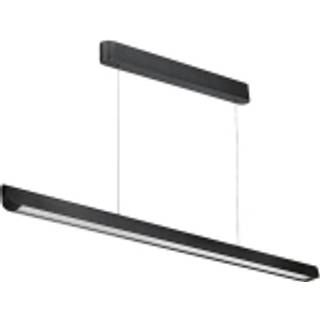36W LED Lineært Hængende Suspensionslys - Samsung, Diff. Pladetype 3i1, Sort - Kulør : 3-i-1