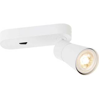 SLV væglampe Puri 2.0 Cone, hvid, bredde 15 cm, metal