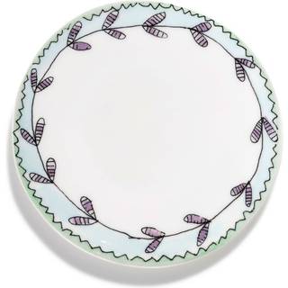 Serax Blossom Milk Brødtallerken - øvrige-tallerkner-fad Benporcelæn Blå - B9223100-403