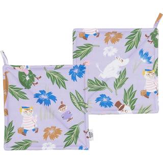 Moomin Arabia Mumi grydelap 22x26 cm 2-pak Lilla