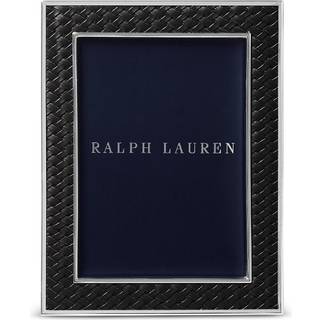Ralph Lauren Home Brockton Ramme 12,7x17,8 Cm - Rammer Læder Sort - 682857357002