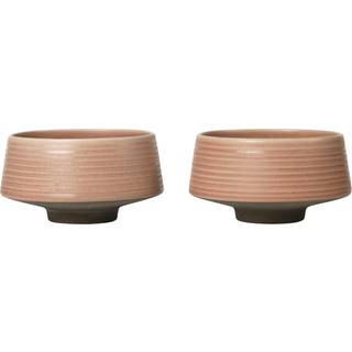 Broste Copenhagen Miko skål Ø14 cm 2-pak Dusty pink