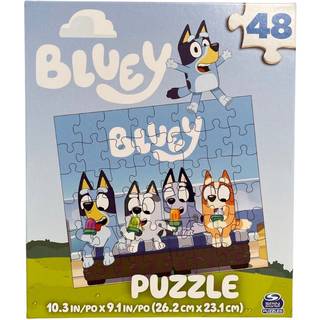 Bluey Premier 48 PC Puzzle Set for Kids - Bluey Party Supplies Favors Great Gift for Bluey Fans