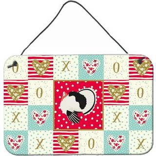 """" Caroline's Treasures Royal Palm Turkey Love Door Hanging Prints Wall-Decor Multicolor """"