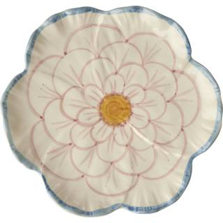 RICE Rice Flower tallerken Ø19,5 cm Blue border