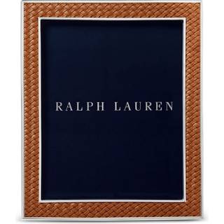 Ralph Lauren Home Brockton Ramme 20,32x25,4 Cm Saddle - Rammer Læder Brun - 682857358001
