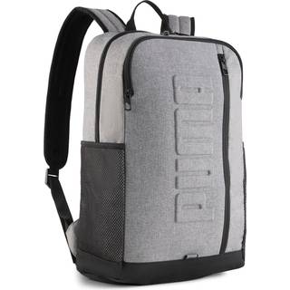 Puma S Heather 26L Backpack, Gray, Accessories - Medium Gray Heather - OSFA