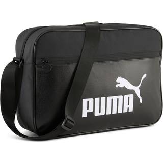 Puma Campus 14.5L Medium Reporter Bag, Black, Accessories - Black - OSFA