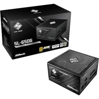 ASRock SL-650G Strømforsyning - 650 Watt - 135 mm - ATX 3.1 - 80 Plus Gold certified